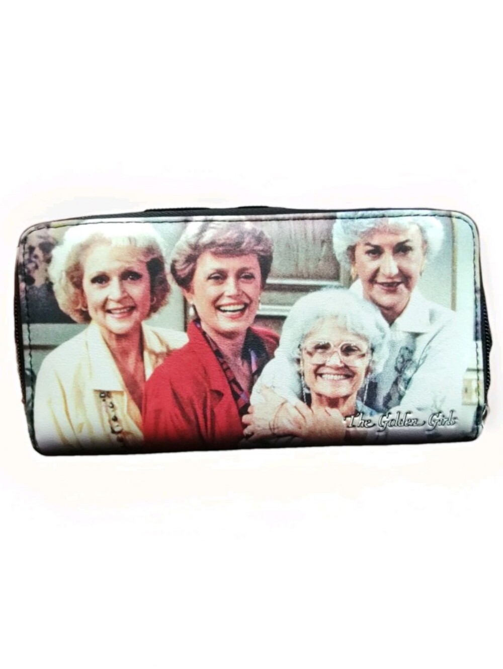 NWOT The Golden Girls Wallet Zip Around Clutch TV Dorothy Blanche Rose Sophia